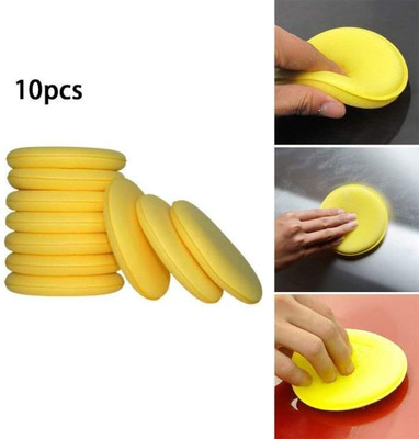 SidhiK Microfiber Vehicle Washing  Sponge(Pack Of 10)