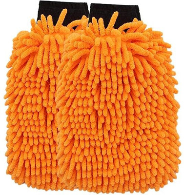 Campark Microfiber Vehicle Washing  Washing Mitt Hand Glove(Pack Of 1)