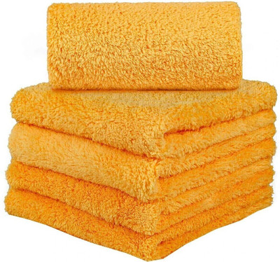 Sheen Microfiber Vehicle Washing  Cloth(Pack Of 5, 300 GSM)
