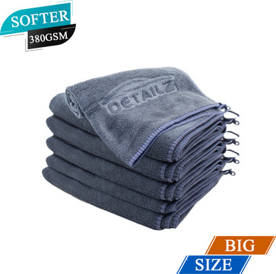 DETAILZ Microfiber Vehicle Washing  Cloth(Pack Of 6, 380 GSM)