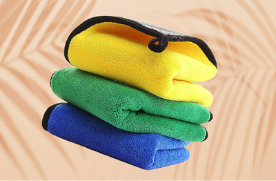 aksmit Microfiber Vehicle Washing  Cloth(Pack Of 3, 800 GSM)
