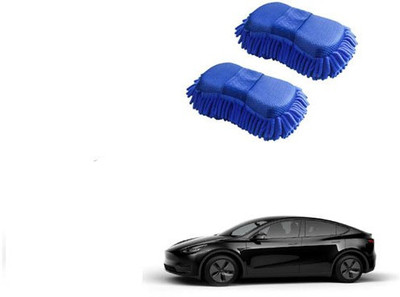 FKOK Microfiber Vehicle Washing  Sponge(Pack Of 2)