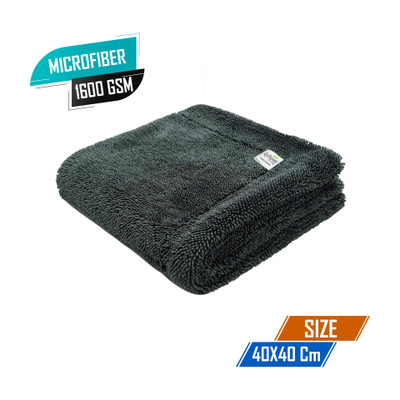 SOFTSPUN Microfiber Vehicle Washing  Cloth(Pack Of 1, 1600 GSM)