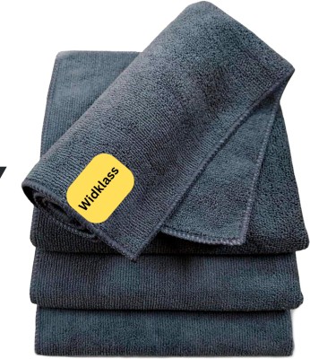 WIDKLASS Microfiber Vehicle Washing  Cloth(Pack Of 4, 350 GSM)