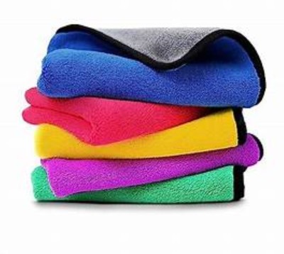 ASA Polyester, Microfiber Vehicle Washing  Cloth(Pack Of 5, 500 GSM)