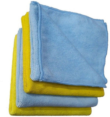 Hitvik Microfiber Vehicle Washing  Cloth(Pack Of 4, 300 GSM)