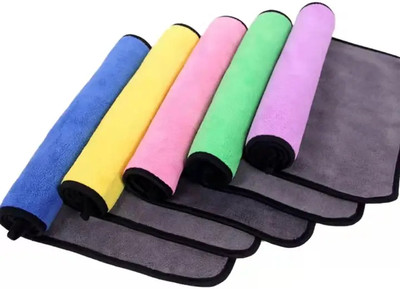 VORDVIGO Microfiber Vehicle Washing  Cloth(Pack Of 5, 800 GSM)