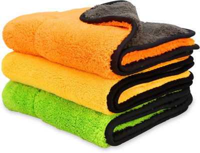 carempire Microfiber Vehicle Washing  Cloth(Pack Of 3, 1100 GSM)