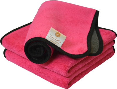 MUSHIES Microfiber Vehicle Washing  Cloth(Pack Of 3, 800 GSM)