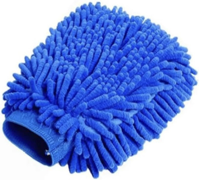 strongdry Microfiber Vehicle Washing  Hand Glove(Pack Of 2)