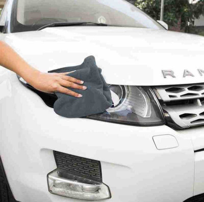 AVYARA Microfiber Vehicle Washing  Cloth(Pack Of 4, 350 GSM)