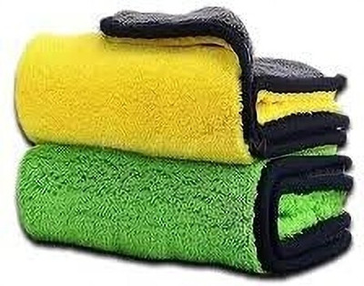 Naveneha Microfiber Vehicle Washing  Cloth(Pack Of 2, 600 GSM)