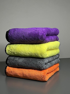 Rhtdm Microfiber Vehicle Washing  Cloth(Pack Of 4, 800 GSM)