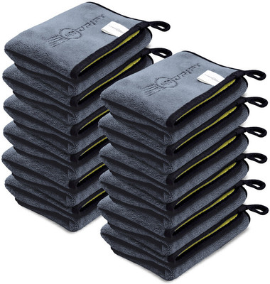 Neodrift Microfiber Vehicle Washing  Cloth(Pack Of 12, 800 GSM)