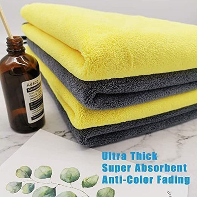 Dreamshop Pack of 6 Lint Free Dual Sided Vehicle, Glass & floor Cleaning Cloth US2.1813 Wet and Dry Microfiber Cleaning Cloth(6 Units)