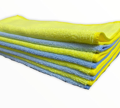 Hitvik Microfiber Vehicle Washing  Cloth(Pack Of 8, 300 GSM)