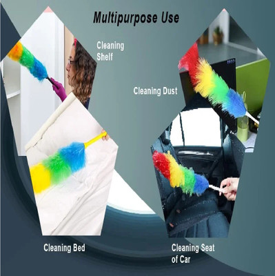 QinPin Microfiber Vehicle Washing  Duster(Pack Of 2, 600 GSM)