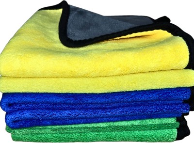 Hoodinter Microfiber Vehicle Washing  Cloth(Pack Of 6)