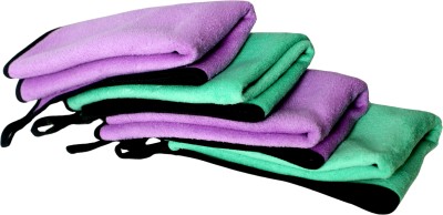 Quickshines Microfiber Vehicle Washing  Cloth(Pack Of 4, 600 GSM)