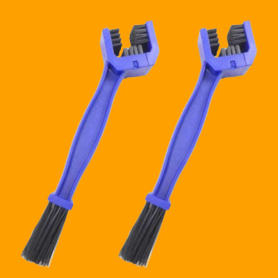 AirSoft Plastic, Nylon Vehicle Washing  Chain Cleaner Brush(Pack Of 2)