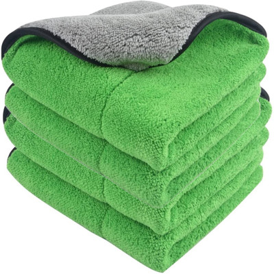 Caronix Microfiber Vehicle Washing  Cloth(Pack Of 4, 600 GSM)