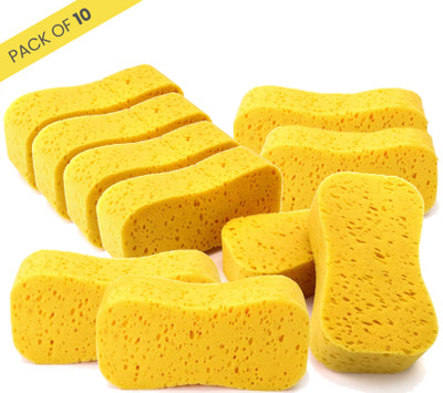 Carsaaz Polyurethane Vehicle Washing  Sponge(Pack Of 10)