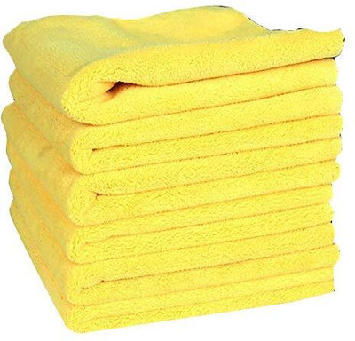 Kyara Care Microfiber Vehicle Washing  Cloth(Pack Of 6)