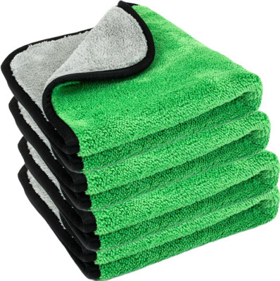 Auto Hub Microfiber Vehicle Washing  Cloth(Pack Of 4, 800 GSM)