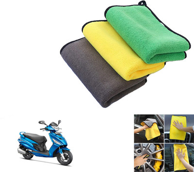 ROYAL AUTO MART Microfiber Vehicle Washing  Cloth(Pack Of 3, 800 GSM)