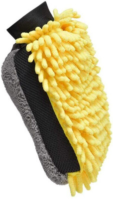 Favoto Microfiber Vehicle Washing  Washing Mitt Hand Glove(Pack Of 1)