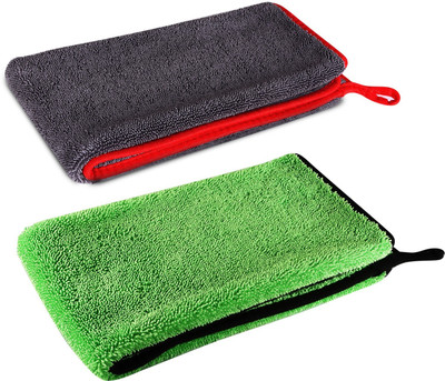Auto Hub Microfiber Vehicle Washing  Cloth(Pack Of 2, 600 GSM)
