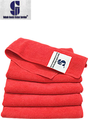 Taiyab Goods Global Service Microfiber Vehicle Washing  Cloth(Pack Of 5, 350 GSM)