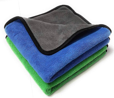 Ecnailer Microfiber Vehicle Washing  Cloth(Pack Of 2, 300 GSM)