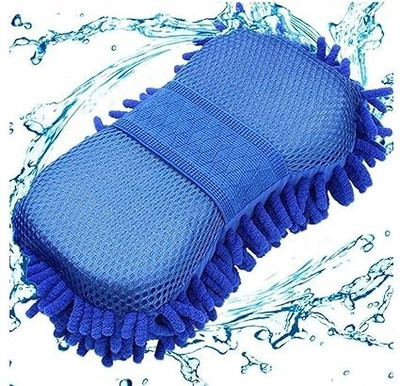 CLINZ Cotton Vehicle Washing  Sponge(Pack Of 1)