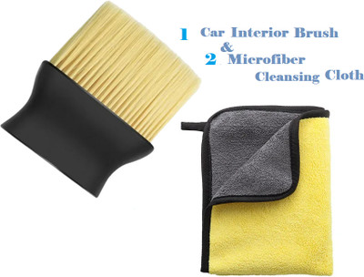 AirSoft Microfiber Vehicle Washing  Cloth(Pack Of 3, 800 GSM)