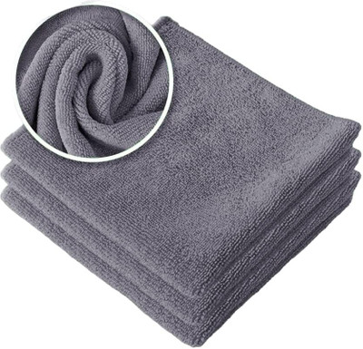 Piru Microfiber Vehicle Washing  Cloth(Pack Of 3, 250 GSM)