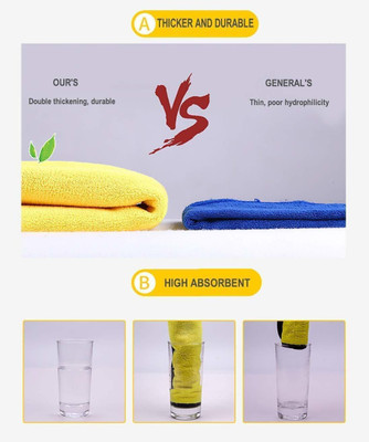 Shrey Microfiber Vehicle Washing  Duster(Pack Of 1, 600 GSM)