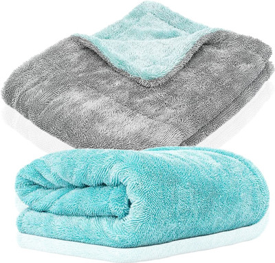 MOCKHE Microfiber Vehicle Washing  Cloth(Pack Of 2, 1200 GSM)