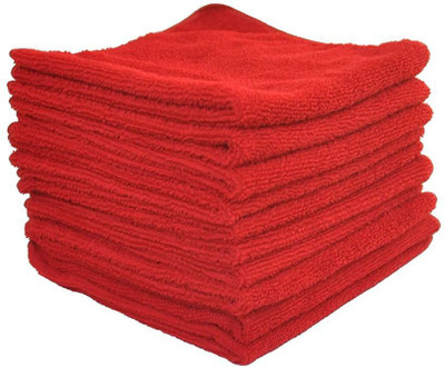 AKAAY Microfiber Vehicle Washing  Cloth(Pack Of 10, 280 GSM)
