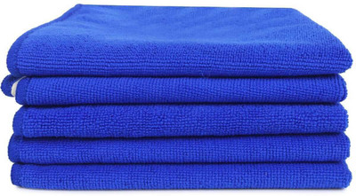 Armaan Pack of 5 Lint Free Dual Sided Vehicle, Glass & floor Cleaning Cloth MC3.1712 Wet and Dry Microfiber Cleaning Cloth(5 Units)