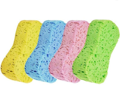 Favoto Microfiber Vehicle Washing  Sponge(Pack Of 4)
