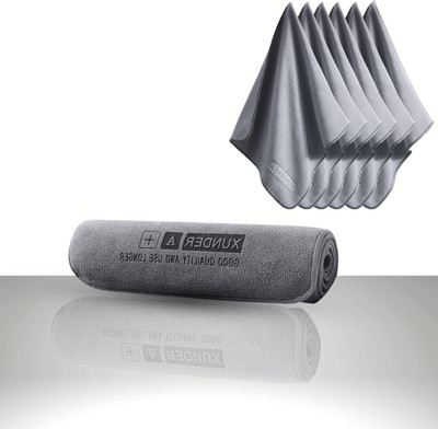 UniKart Microfiber Vehicle Washing  Cloth(Pack Of 6, 600 GSM)