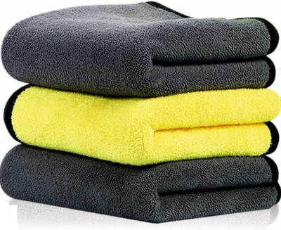 misfitt Microfiber Vehicle Washing  Cloth(Pack Of 3, 800 GSM)