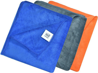 IOTA Microfiber Vehicle Washing  Cloth(Pack Of 3)