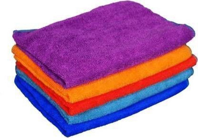 Hitvik Microfiber Vehicle Washing  Cloth(Pack Of 5, 300 GSM)