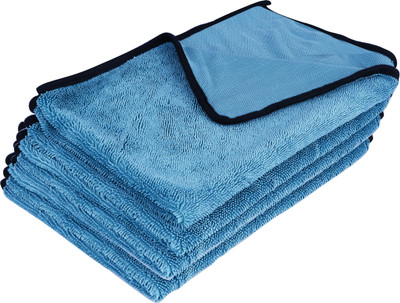 MOCKHE Microfiber Vehicle Washing  Cloth(Pack Of 4, 600 GSM)
