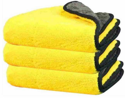 SJK Multi-Purpose Super Absorbent Microfiber cloth for Home MCt30x3.380(PACK OF 4) Wet and Dry Microfiber Cleaning Cloth(4 Units)
