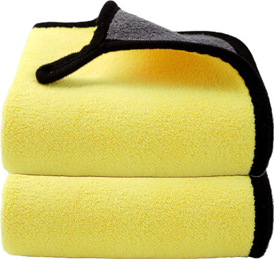 MOCKHE Microfiber Vehicle Washing  Cloth(Pack Of 2, 800 GSM)