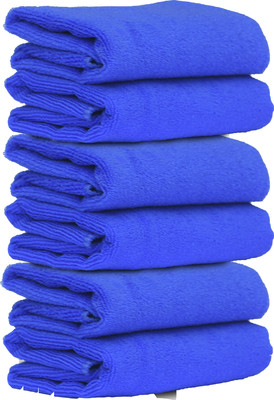 PITRADEV Microfiber Vehicle Washing  Cloth(Pack Of 6, 300 GSM)