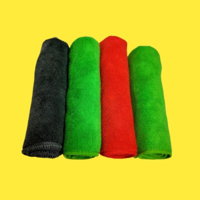 Glowzymart Microfiber Vehicle Washing  Duster(Pack Of 4, 370 GSM)